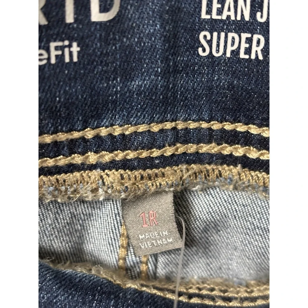 NWT Torrid Lean Jeans Super Soft Sz 1R Dark Wash Skinny Mid Rise Denim Pull On - Picture 4 of 8